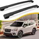 Cross Bars Roof Rack Fit for 2014-2024 Subaru Forester / 2013-2025 XV Crosstrek / 2012-2019 Impreza / 2022-2025 Outback Wilderness Cargo Carrier with Raised Side Rails