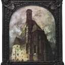 11x14 Vintage Picture Frame, Antique Black Ornate Arched Photo Frame for Wall Hanging or Tabletop Display, Retro Gothic Home Decor, Photo Gallery Art