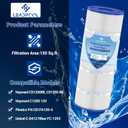 C1200 Pool Filter Cartridges Replacement for Hayward C1200,PA120,CX1200RE,C-8412,FC-1293,2x120 Sq.ft (2Pcs)