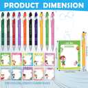 2 x Spiareal 20 Pcs Christian Gift Bulk Student Motivation Ballpoint Pens Sticky Notes Notepads Journal Appreciation Set for Operation Christmas Students Teacher Coworkers Staff