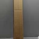 MYshade 6 Pack Temporary Blackout Paper Shades for Windows, Paper Pleated Blinds with Adhesive, No Tools No Drilling Free Cut Size Temporary Room Darkening Shades(Black, 36" W x 72" H)