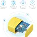 45W USB C Super Fast Charger, Type C Charger Fast Charging Block, Android Phone Charger with 6Ft Type C to C Cable for Galaxy S25 Ultra/S25/S24/S23/S22/S21/S20/Note 20/Note 10（Yellow）