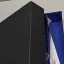 MoKo Trading Card Storage Box, 3000+ MTG Deck Box with 24 Colorful Dividers & 4 Card Supporters, Commander Card Deck Case Fits for Magic Game Cards, YugiOh, TCG, PTG and Sport Cards, Black Blue