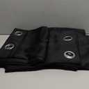 NICETOWN 100% Blackout Curtains for Bedroom, Room Darkening Plylux Black Curtains 84 Inch Long Thermal Insulated Grommet Window Drapes for Living Room, 52" W x 84" L, 2 Panels