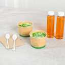 Restaurantware Paper Soup Containers 200 Pack Of 16 oz Disposable Kraft To Go Hot Soup Serving Bowls BPI-Certified Compostable Leakproof Stackable Food Containers For Noodles, Pasta And Desserts