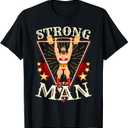 Circus Shirt - Vintage Circus Strongman Costume T-Shirt, Size Small