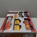 Lionel Santa Fe Freight Battery O Gauge Toy Train Set with Remote, Locomotive, Train Cars, & Track with Authentic Train Sounds, Lights, & Water Vapor Smoke Effects for Kids 4+