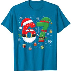 67 Meme Six Seven for Kids Women Men Boys Girls Christmas T-Shirt Size XXL