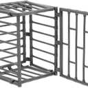 2Pcs Mini Cage Model, Miniature Cage Model Toy, Mini Animal Cage Toy, for Miniature Accessories Ornament Tool Cages