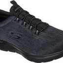 Skechers Men's Summits - Louvin Slip-On Sneaker (13, Black)