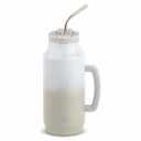 MANNA Poseidon Stainless Steel Timber 64Oz White & Grey