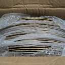 Gold Charger Plates Bulk 50Pcs, 13" Plastic Chargers for Wedding | Reinforced PP Plastic / Shatterproof / Colorfast Gold / Reusable & Easy-Clean / Christmas & Wedding / Textured Edge Chargers