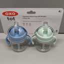 OXO Tot Transitions Straw Cup with Handles 6 oz. - Opal and Dusk - 2 Pack