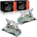 A-Premium Door Lock Latch Compatible with Jeep Vehicles - YJ Series Wrangler 1991 1992 1993 1994 1995, Full Doors Model - Front Driver and Passenger Side, 2-PC Set, Replace# 55074949