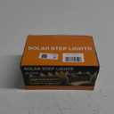 Otdair Solar Deck Lights - 16 Waterproof LED Step Lights for Deck, Stairs, Yard, Patio, and Pathway (Warm White)