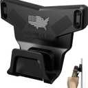 Magnetic Gun Mount for Car & Truck - Gun Holder for Pistol, Shotgun & Revolver, Up to 15 LBS with Trigger Guard Protection, Conceal in Desks, Safes & Walls (1 PACK)