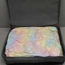 Uttermara Faux Fur Weighted Blanket Queen Size 15 lbs 60x80 inches, Warm Sherpa Weighted Blankets for Adults, Thick Heavy Blanket with Soft Plush Fleece & Cozy Sherpa Great for Relax, Rest, Rainbow