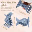 6-Piece Set Root Clips for Curly Hair Volume, Root Volume Clips, Exquisite and Stylish Retro Style,for Thin, Fine & Thick Hair Strong Fixation, Suitable for Back-of-Head Buns