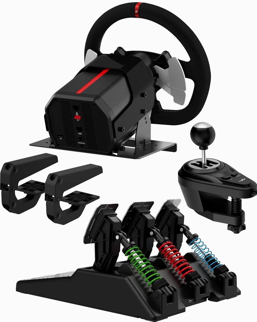 PXN Force Feedback SteeringWheel Gaming, V10
