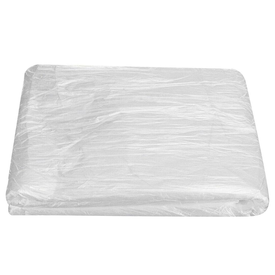 Disposable Massage Bed Cover, 100 Pcs Disposable Use Bed Cover, Massage Table Sheet, Spa Beds Sheets, Salon Waxing Beds Film, Sofa Furniture Protector Plastic Cover Couch Shelter (Size:90x175cm)