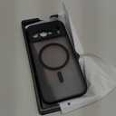 CANSHN Magnetic for Google Pixel 10 Pro Case(6.3 Inch), Upgraded [Full Camera Protection] [Compatible with Magsafe] [Translucent Matte] Shockproof Protective Phone Cover, Black