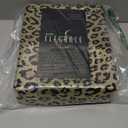 Martex Elegance 4-Piece Satin Sheets Set - Full Size, Leopard Print, Luxury Hotel Quality, Silky Soft & Smooth, Great for Hair & Skin (Brown)