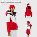 HEAD Women’s Element Insulated Ski Jacket – Waterproof, Mechanical Stretch, Detachable Hood, Snow Gaiter (L)