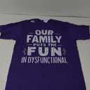 Our Family Puts the Fun in Dysfunctional Funny Reunion V-Neck T-Shirt Large