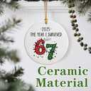 2 x Six Seven Christmas Ornament, 67 Meme Ornament, Six Seven Ornaments, Funny Christmas Ornaments 2025, Teen Gen Alpha Xmas Gift, 67 Meme Gift, Stocking Stuffers for Teens, Funny Teacher Gifts 2025