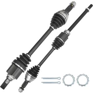 666417 666431 Front CV Axle Shaft Assembly Set Compatible with 2013-2018 Nissan Altima L4 2.5L Sedan, 13 14 15 16 17 18 Driver and Passenger Side, 391013NT0A NCV53018 NCV53023 (Left and Right)