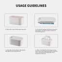 Baby Wipe Warmer and Baby Wet Wipes Dispenser, 5 Modes of Temperature Heating Control Portable Diaper Wipes Warmer for Newborn Baby, Baby Shower Gifts White