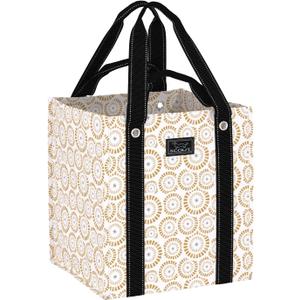 SCOUT Bagette Market Tote - Large Reusable Grocery Bag with Burst-Proof Bottom, Two Sets of Straps, Folds Flat to Store