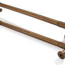 10-Pack 8 Inch Hole Center Antique Brass Cabinet Pulls Solid Heavy Duty Cabinet Pull is Suitable for Drawers Dressers Handles Kitchens Bathroom cabinets