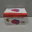 Nulink Electric Balloon Pump, Portable Electric Balloon Blower Machine Balloon Air Pump Dual Nozzle 110V 600W Balloon Inflator for Party Decorations (Rose red)