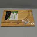 ROYALHOUSE Natural Bamboo Roll Top Bread Box Kitchen Food Storage - Assembly Required