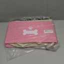 Dog Toy Basket with Lid, Dog Basket for Toys, Dogs Toy Box with Cotton Rope Handles, Collapsible Storage Bins for Pet Toys, Dogs Storage Organizer, Pink (Medium)