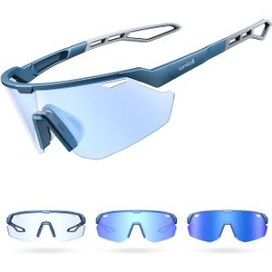 Lamicall 24g Polarized Sports Sunglasses for Men Women - UV400 Protection Sun Glasses for Baseball Running Cycling Driving
