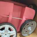 Step2 Whisper Ride II Kids Push Cars, Ride On Car, Seat Belt, Horn, Toddlers Ages 1.5 4 Years Old, Max Weight 50 lbs., Quick Storage, Stroller Substitute, Pink