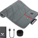 Portable Heating Pad with Battery,Weighted Heating Pad with 3 Heat Levels,Electric Cordless Heat Pad for Back,Neck,Shoulder,Abdomen,Leg,12"x24",Indoor & Outdoor Travel,Gifts for Women Men (general, Deep Gray)