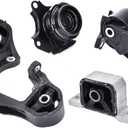 Lochnchn 5PCS Engine Motor Mount Kits Compatible with Honda CRV 2.4L 2002-2006 Engine Transmission Mount Replace A4504 A4506 A6596 A6597 A65010