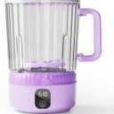 Underwear Washing Machine, Upgrade 2.5L Mini Portable Washing Machine, Mini Washer Deep Cleans Small Clothes for Apartment, Dorm, RV, Travel & Hotel Use (Purple)