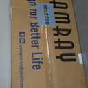 Pamray 32 Inch Small Computer Desk with 2 Drawers for Bedroom Study Writing Home Office Table for Small Spaces White