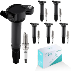 AULINK Set of 6 UF487 Ignition Coil Pack & 6619 Spark Plugs