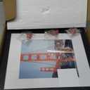 iRahmen 11x14 Picture Frame Set of 4, High Definition Tempered Glass 11 x 14 Frames Display 8x10 Pictures with Mat, Mixed Color Wood Photo Frame Wall Mounting