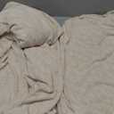 MIFXIN Wingback Chair Slipcovers 2-Piece Stretch Elastic Wing Chair Cover with Cushion Cover Armchair Furniture Protector for Living Room Bedroom (Jacquard Beige)