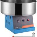 VEVOR Cotton Candy Machine Commercial, 1000W Electric Floss Maker with Stainless Steel Bowl, Sugar Scoop, Storage Drawer, Perfect for Home, Carnival, Kids Birthday, Family Party, Blue