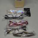 Gaoye Professional Reading Glasses for All Day - Computer Readers with Blue Light Protection - Value Pack (Bold Fusion)