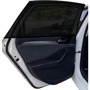 2Pack Car Window Shades Mesh Screen 27"x43", Universal Fit Most of Cars, Large SUV, Pickup, Sunshade for Car Camping UV Protection Breathable Mesh Baby Side Window Covers