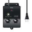 Electric Fence Energizer, Ortis 2-Mile/ 8 Acres Electric Fence Controller for Dogs, Livestock, Squirrels, Used for Gardens, Chicken Coops, 0.1 Joule