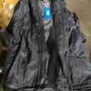 Men's Lightweight Rain Jackets Waterproof Hooded Running Cycling Hiking Raincoat Outdoor Windbreaker
(Black,XL)